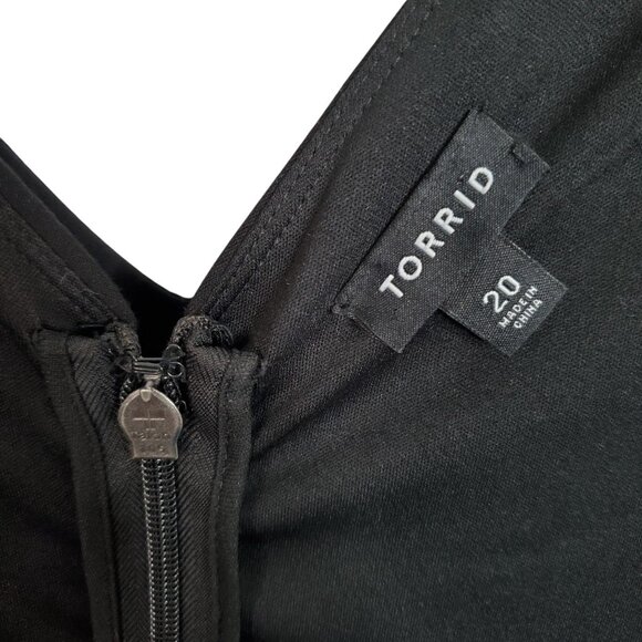 Torrid Size 20 Dress Long Midi Starry Chiffon Dark Princess Fairy Whimsigoth - Picture 4 of 10